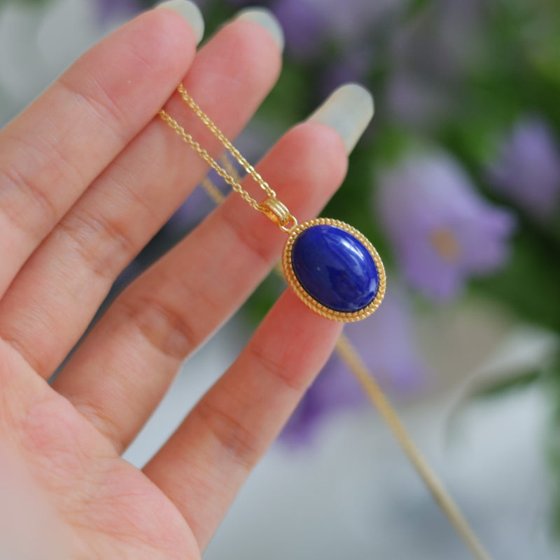 Natural Lapis Lazuli Pendant