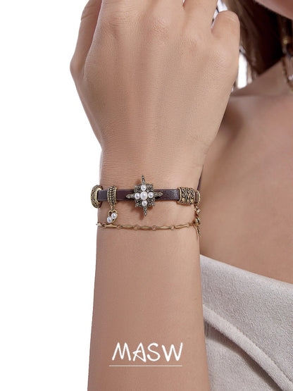 Star rays stacking bracelets