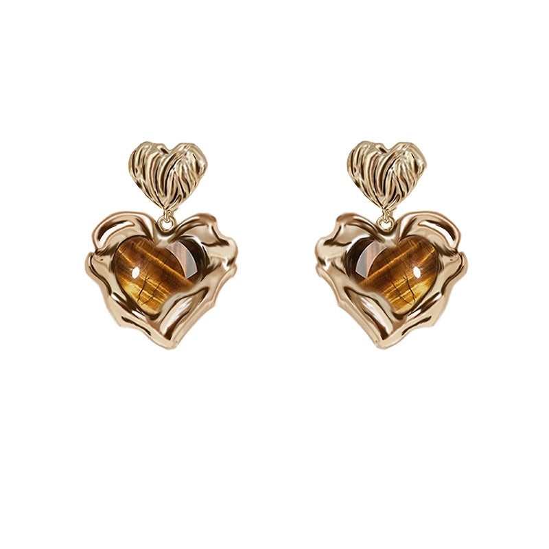 Tiger's eye layered necklace