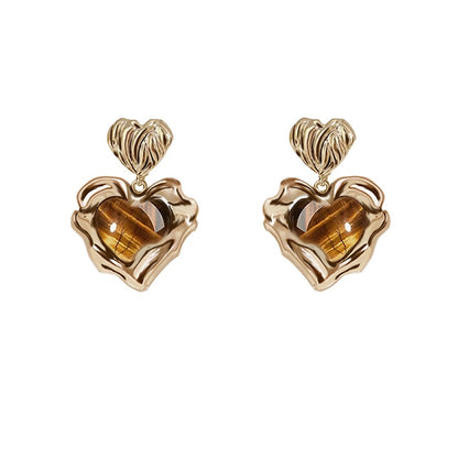 Tiger's eye layered necklace