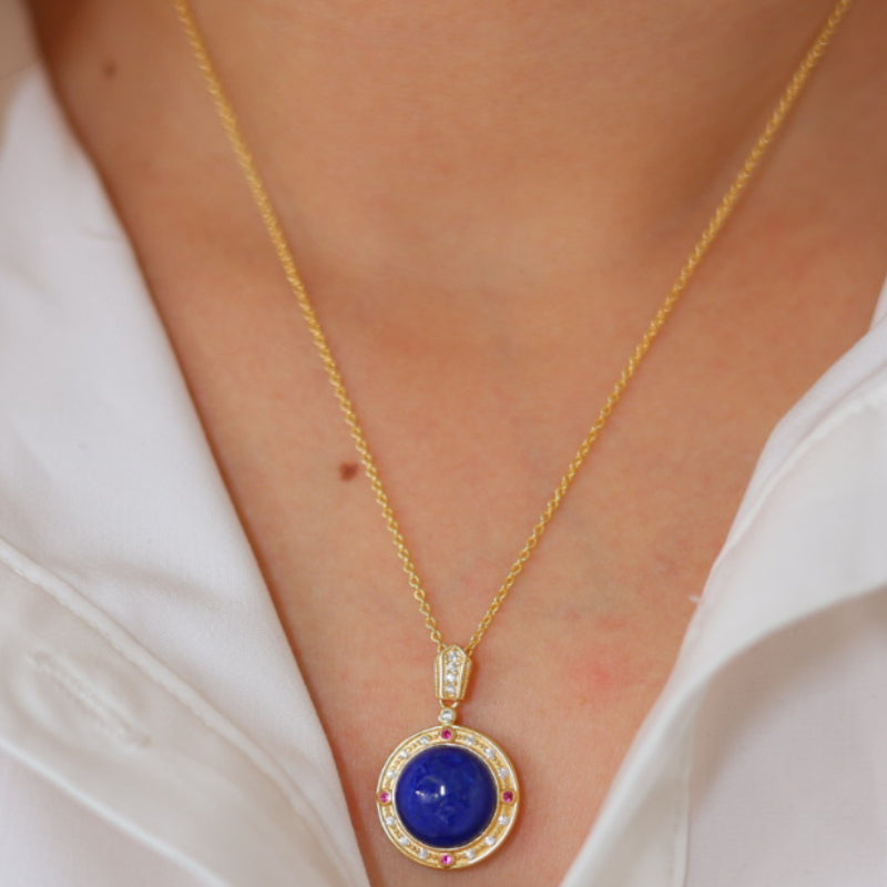 Natural Lapis Lazuli Pendant
