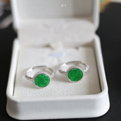 Natural Burmese Jadeite Ring
