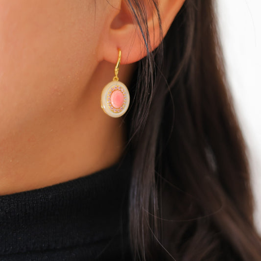 Natural Queen Shell Earrings
