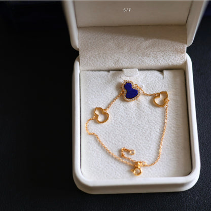 Natural Lapis Lazuli Gourd Bracelet