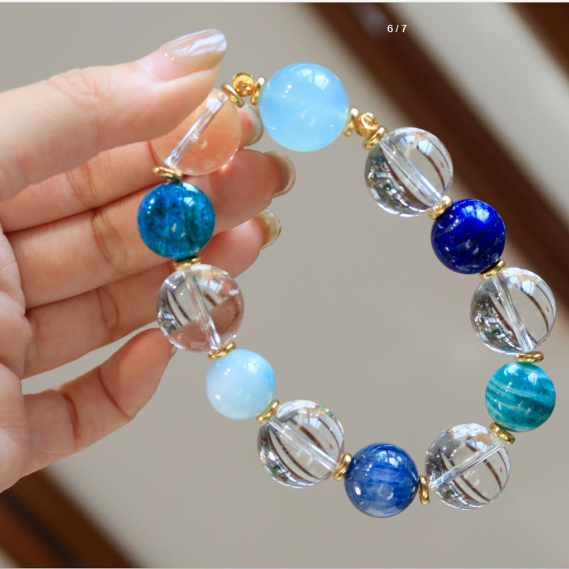 Natural White Crystal Bracelet