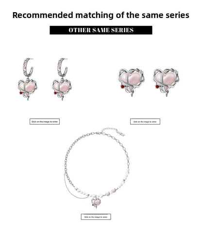 Love heart bead bracelet