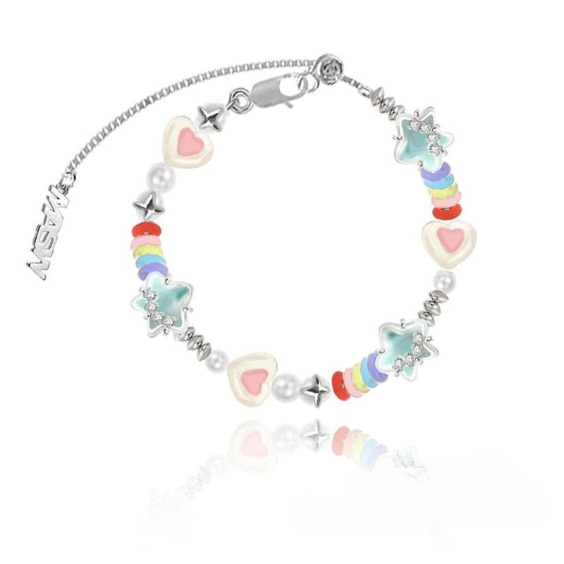 Millennium color beads bracelet