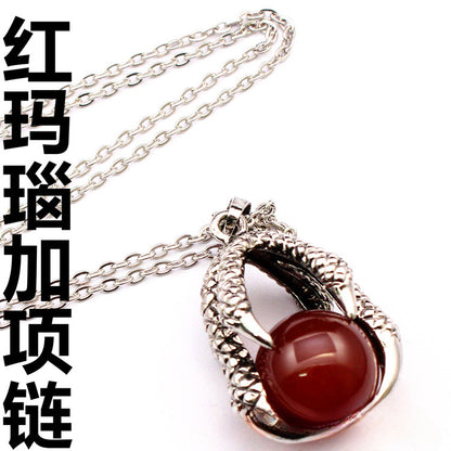 Vintage Medieval Dragon Claw Pendant