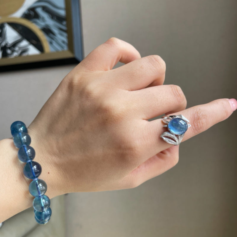 Natural Aquamarine Ring