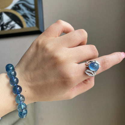 Natural Aquamarine Ring