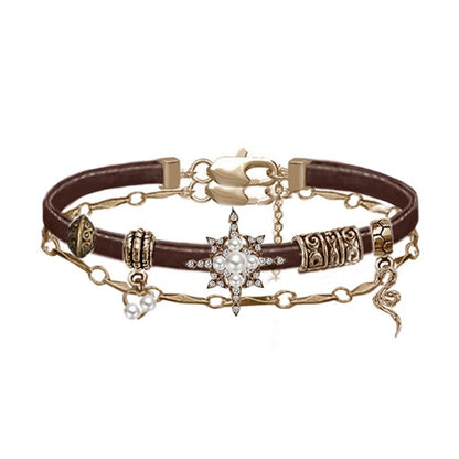Star rays stacking bracelets