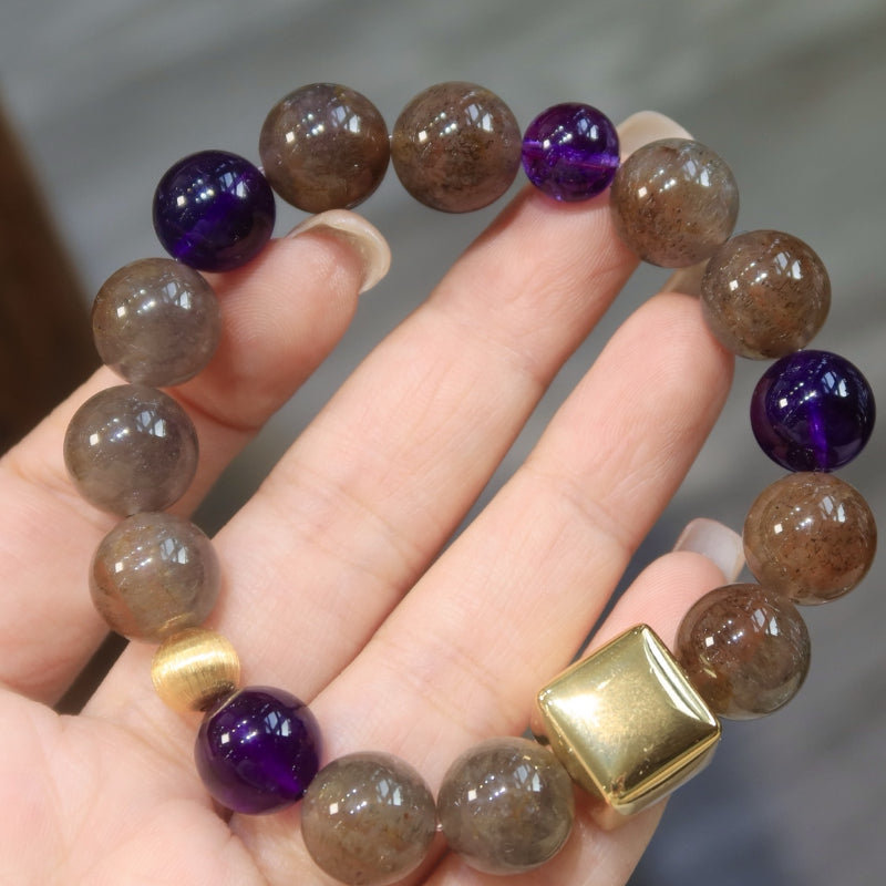 Natural Aurora Single Strand Bracelet