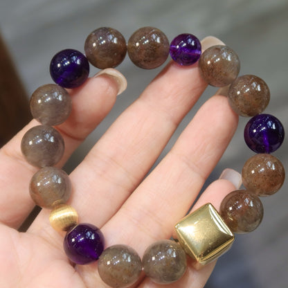 Natural Aurora Single Strand Bracelet