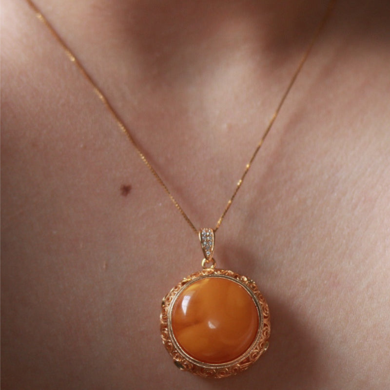 Natural Amber Pendant
