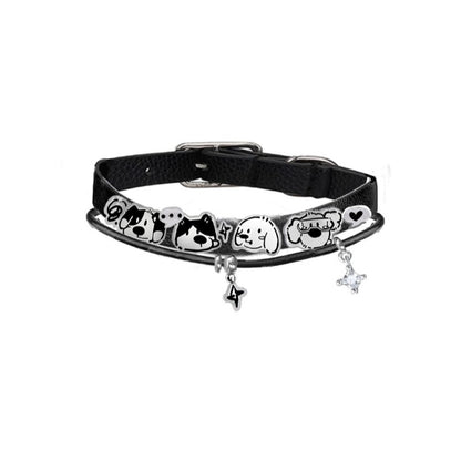 Cute puppy leather bracelet