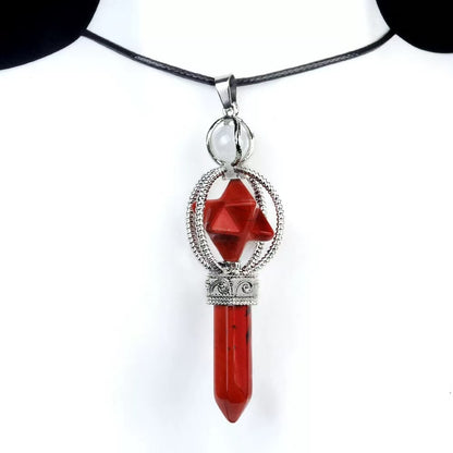 Rotating Octagonal Merkaba Pendant