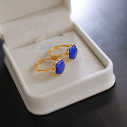 Natural Lapis Lazuli Star Ring