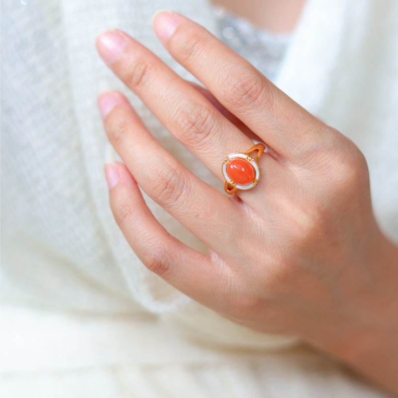Natural Nanhong Ring