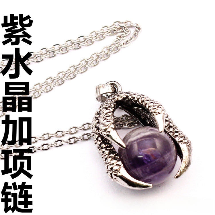 Vintage Medieval Dragon Claw Pendant