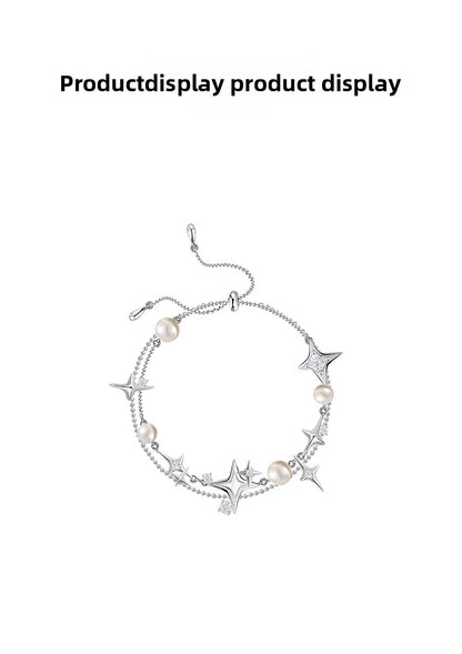Star-attraction pearl bracelet