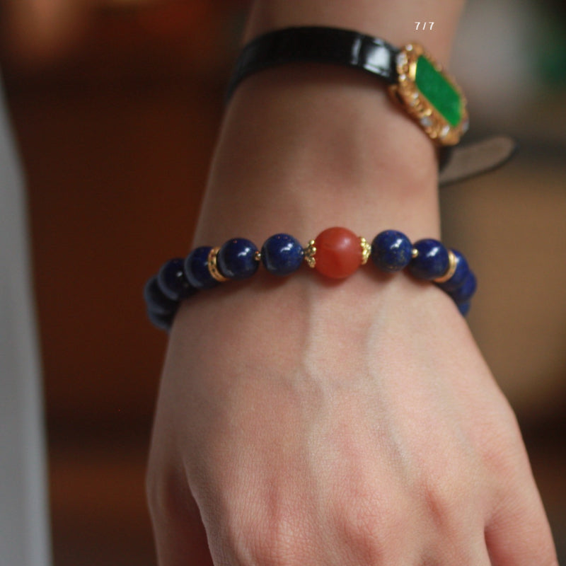10mmNatural Lapis Lazuli Bracelet