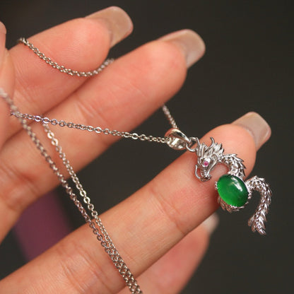 Natural Jadeite 6×8mm Pendant
