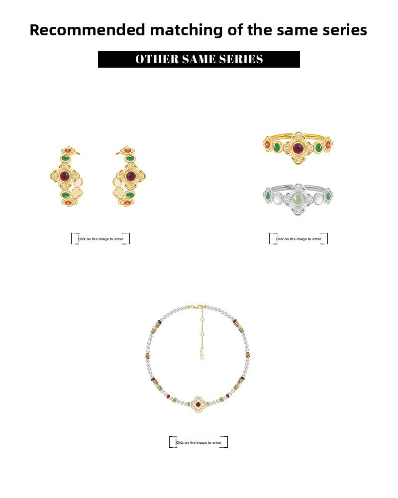 New Chinese-style four-leaf clover bracelet