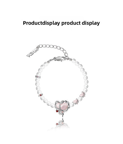 Love heart bead bracelet