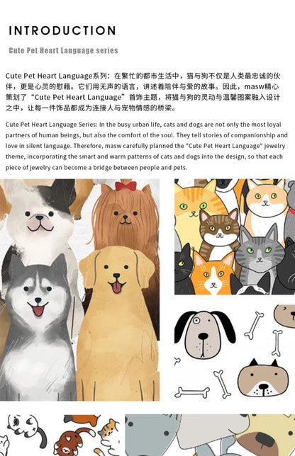 Cute puppy leather bracelet