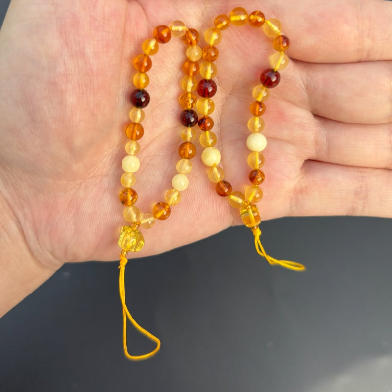 Amber color matching mobile phone