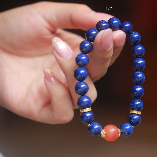 10mmNatural Lapis Lazuli Bracelet