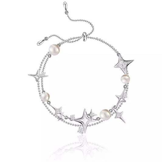 Star-attraction pearl bracelet
