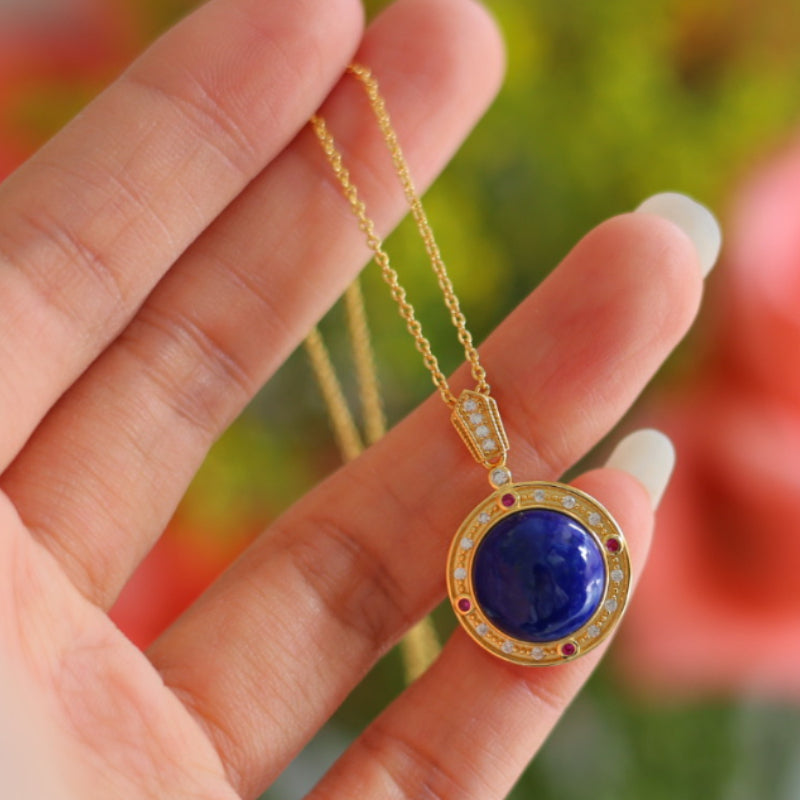 Natural Lapis Lazuli Pendant