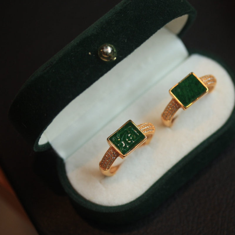 Natural Jadeite Ring