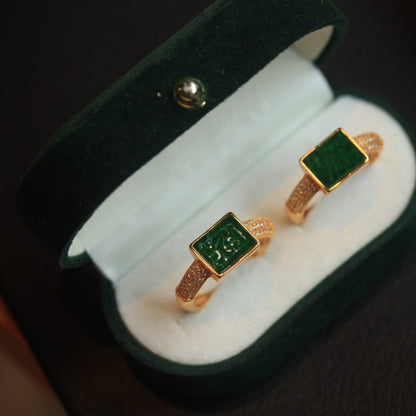 Natural Jadeite Ring