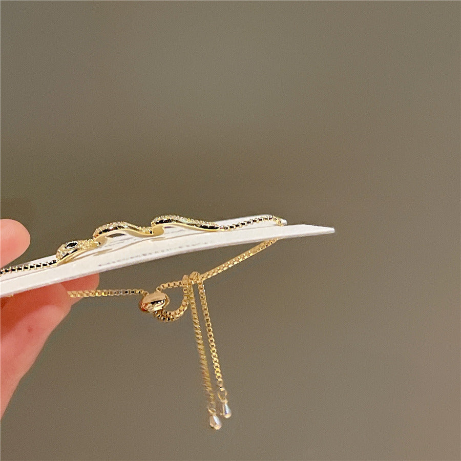 Zirconia Snake Bracelet