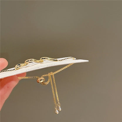 Zirconia Snake Bracelet