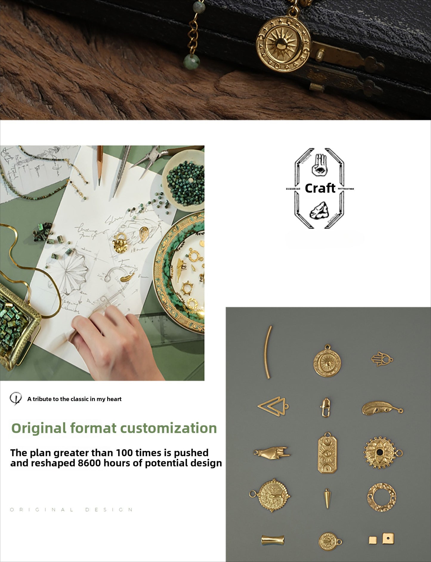 Green turquoise necklace