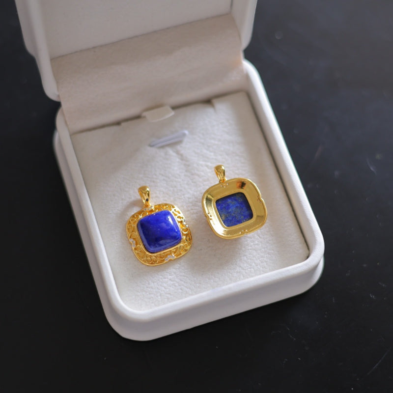 Natural Lapis Lazuli Imperial Court Style Pendant