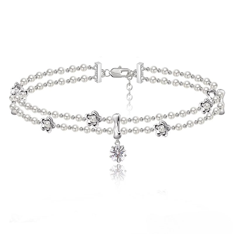 Secret garden pearl necklace