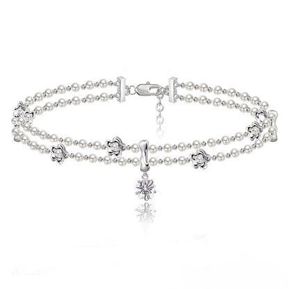 Secret garden pearl necklace