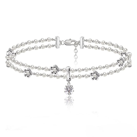 Secret garden pearl necklace