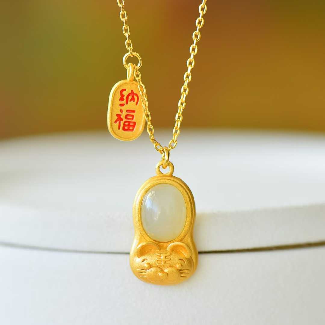 Premium Hetian nephrite jewelry with wealth attraction representing abundance and blessings