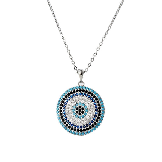 Fashionable and unique devil eye necklace - jewelryweilin