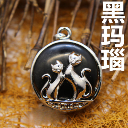 Ethnic fox pendant