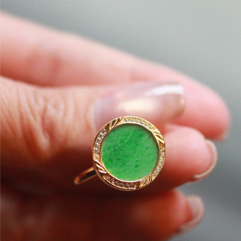 Natural Jadeite Ring