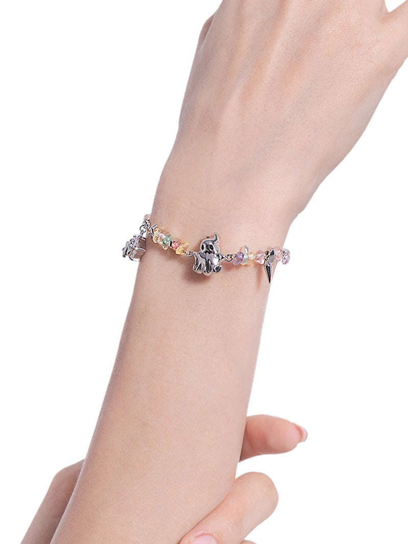 Colored ghost bracelet