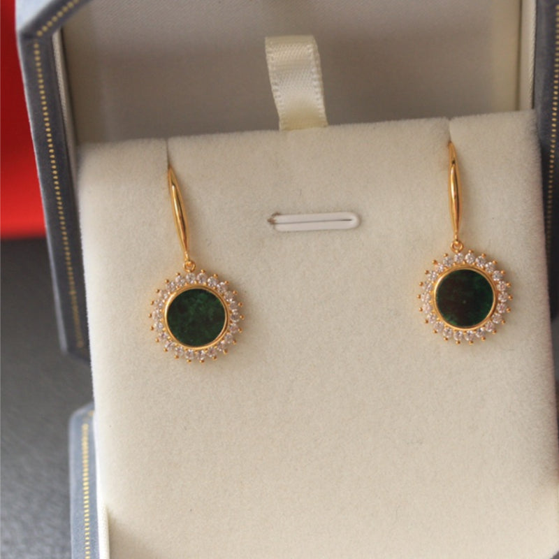 Natural Jadeite Earrings