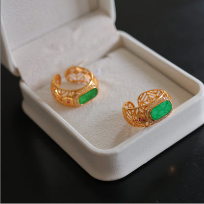 Natural Jadeite Ring