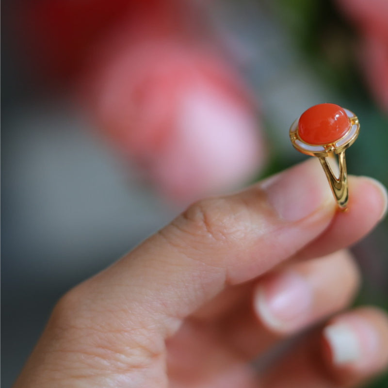 Natural Nanhong Ring